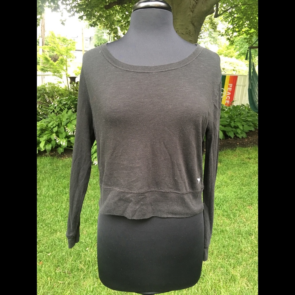 Black long sleeve sweater from PINK